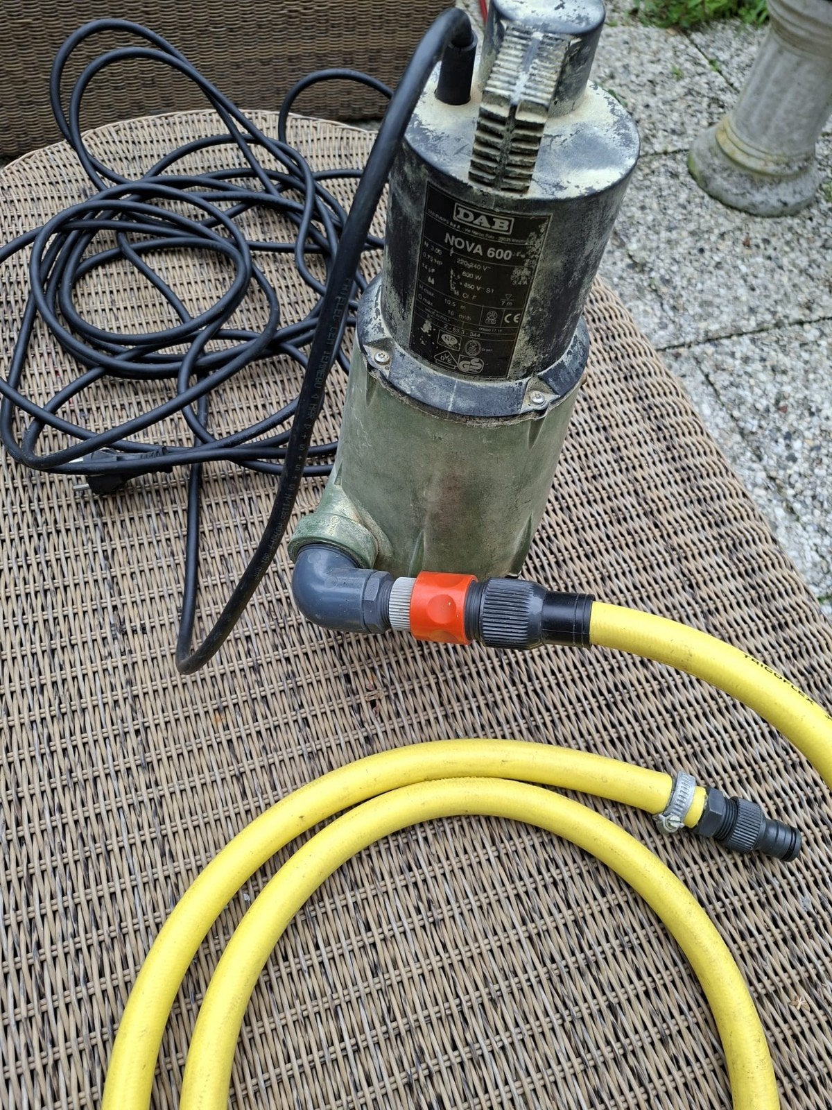 DAB NOVA 600 Dompelpomp - Krachtig en Betrouwbaar, Ophalen