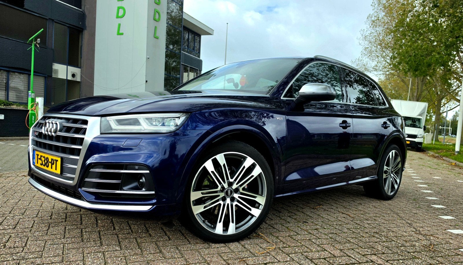 Audi SQ5 3.0 Tfsi Quattro 354pk - Pro Line Plus, Auto's, Automaat, 2995 cc, Blauw, Leder
