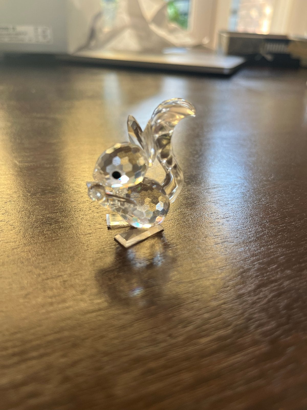 Swarovski kristal eekhoorn beeldje, Ophalen of Verzenden, Zo goed als nieuw, Dier