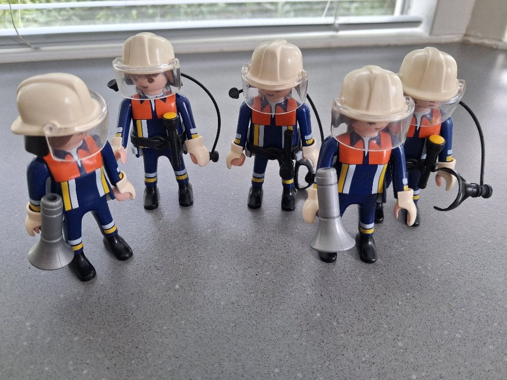 Playmobil brandweer, Kinderen en Baby's, Speelgoed | Playmobil, Ophalen, Zo goed als nieuw