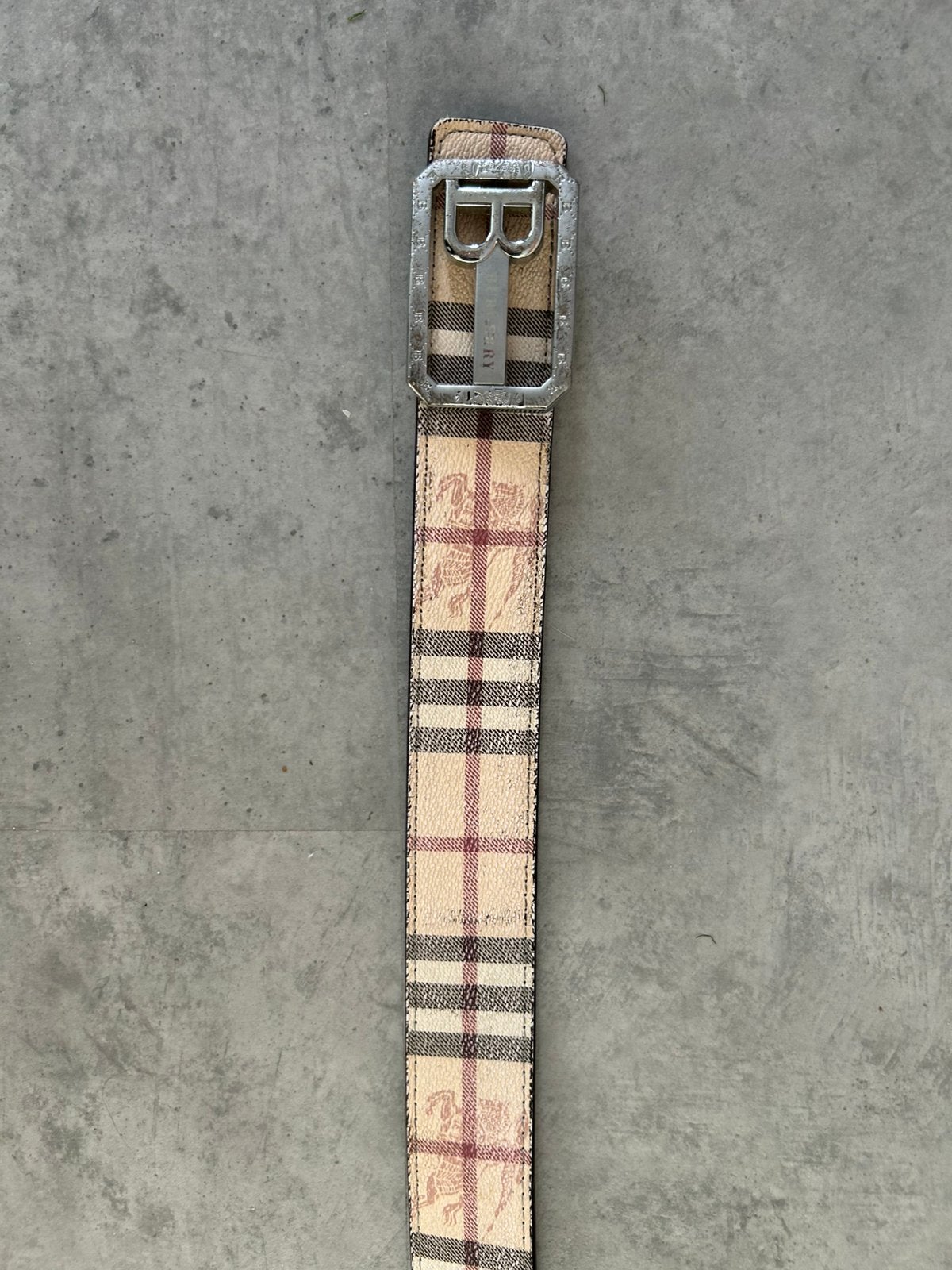 Burberry riem, Ophalen of Verzenden, Zo goed als nieuw, Zwart, 115 cm of meer