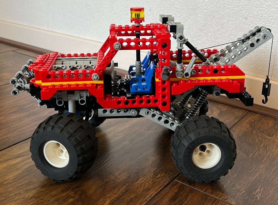 Lego technic 8858 Rebel Wrecker, Gebruikt, Lego, Inclusief instructies, Ophalen of Verzenden
