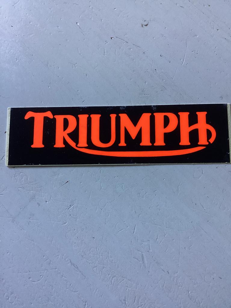 Sticker Triumph, Verzenden, Zo goed als nieuw, Auto of Motor