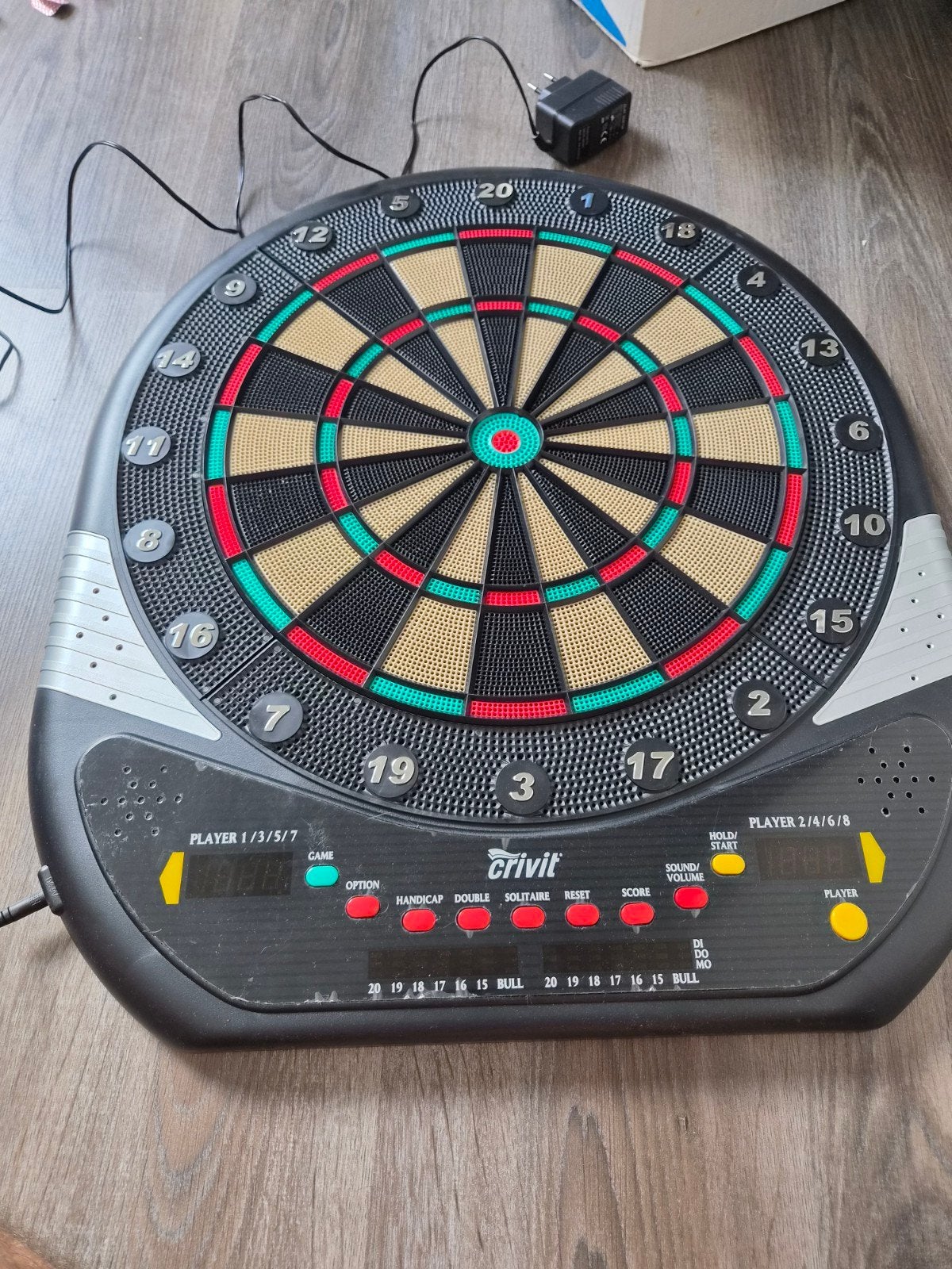 Crivit Elektronisch Dartbord met Soft Tip Darts, Ophalen of Verzenden, Zo goed als nieuw, Dartbord met pijlen, Elektronisch