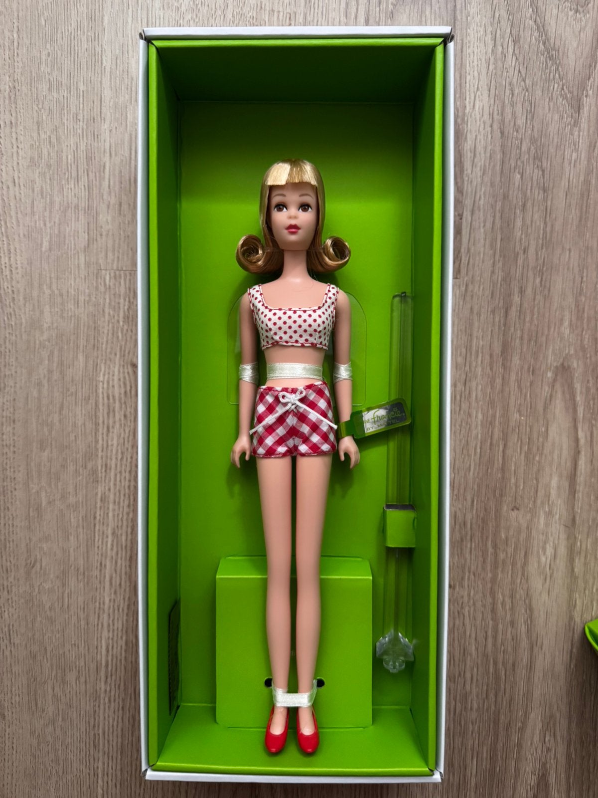 Francie repro 60th mattel barbie, Verzamelen, Ophalen of Verzenden, Zo goed als nieuw, Fashion Doll