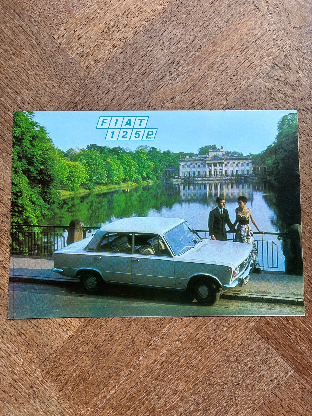 Fiat 125 Polski brochure, Verzenden, Zo goed als nieuw, Overige merken