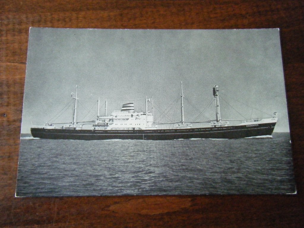 G5 - Schip - m.v. Kinderdyk - Mooi/Oud, Ophalen of Verzenden, Gebruikt, Kaart, Foto of Prent