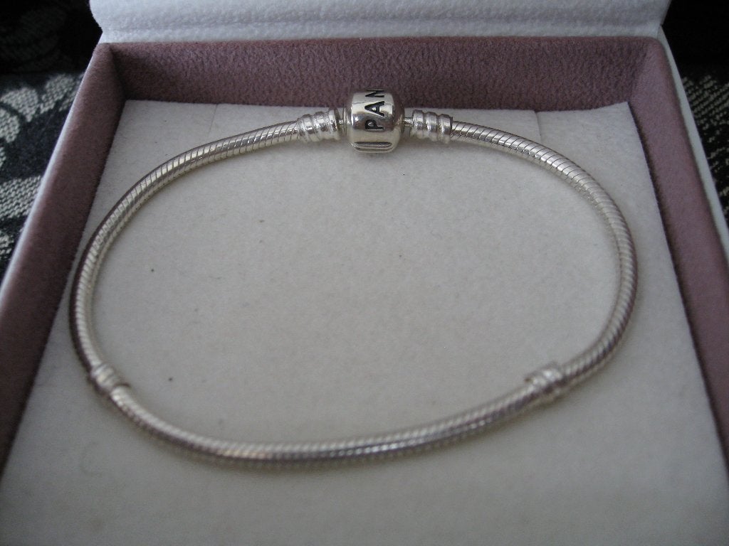 Pandora Armband 19 cm, Verzenden, Zo goed als nieuw, Zilver, Pandora