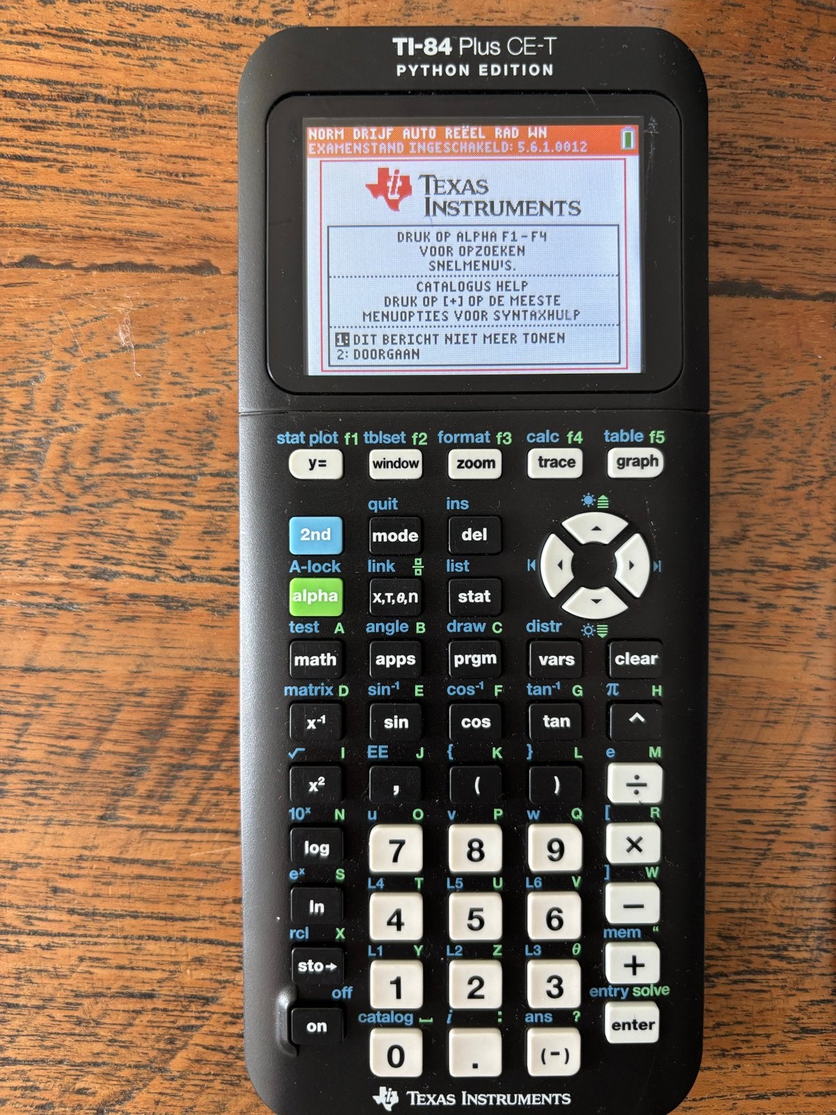 Texas TI-84 Plus CE-T grafische rekenmachine, Diversen, Schoolbenodigdheden, Verzenden, Gebruikt
