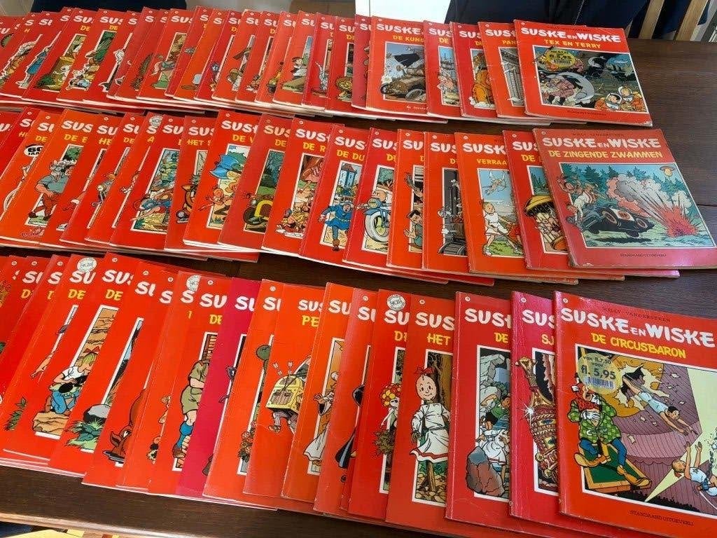 suske en wiske, Boeken, Willy Vandersteen, Meerdere stripboeken, Ophalen, Gelezen
