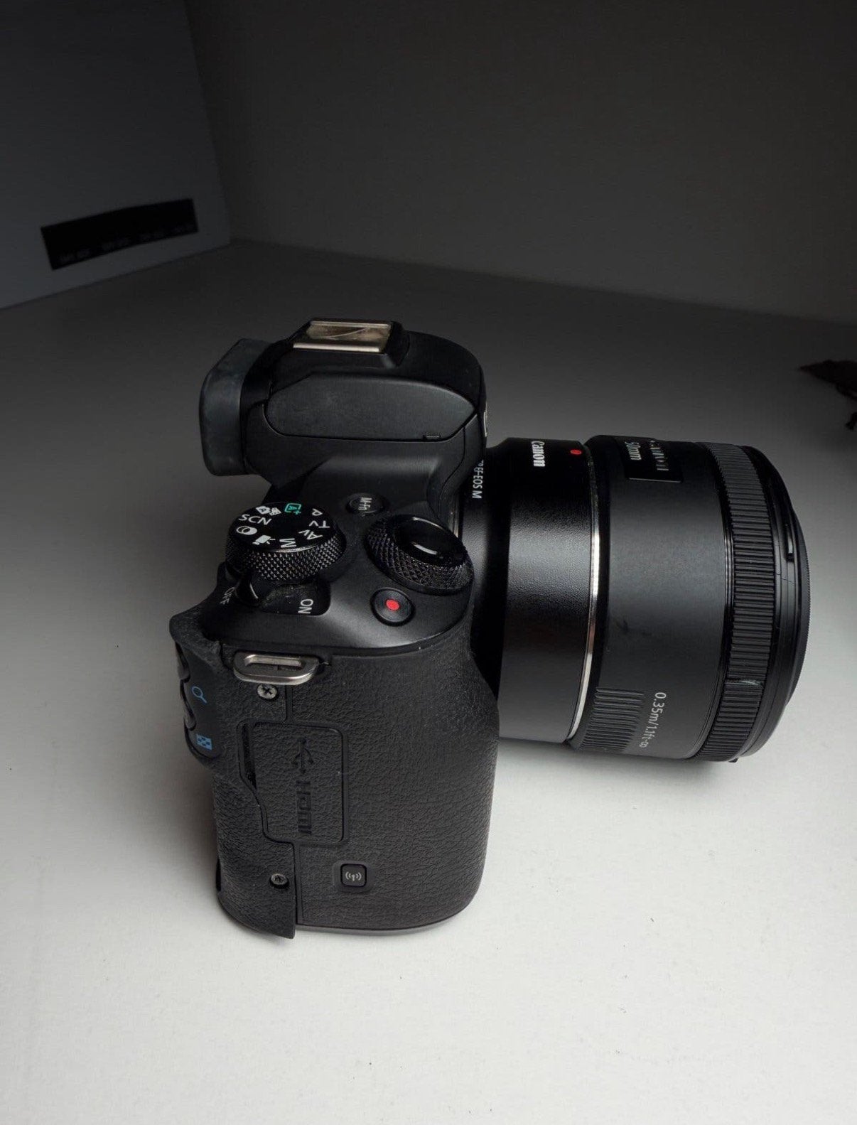 Canon EOS M50 Mark II + 50mm f/1.8 + EF-EOS M Adapter, Ophalen, Zo goed als nieuw, Canon, Geen optische zoom