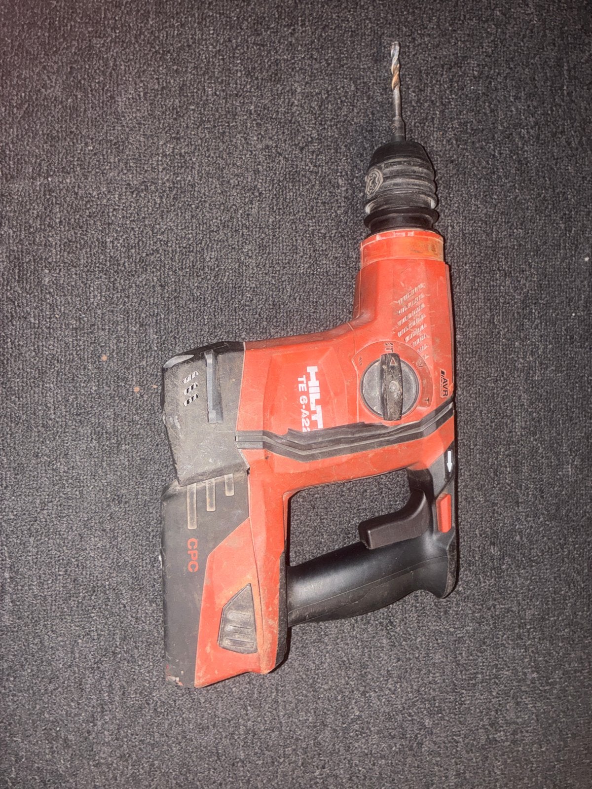 Hilti TE6 A klopboor - goed werkend zonder lader, Boor- en/of Breekhamer, Ophalen of Verzenden, Klopboormechanisme, Gebruikt