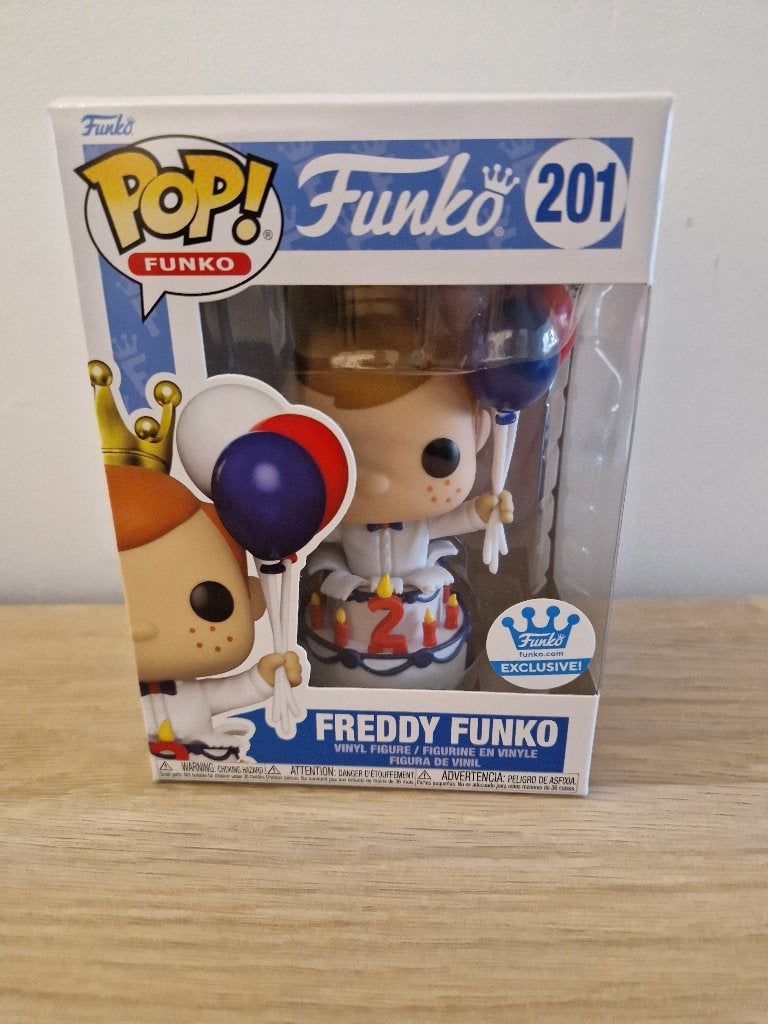 Funko Pop Freddy Funko [201] Funko Exclusive 2yr anniversary, Ophalen of Verzenden, Zo goed als nieuw