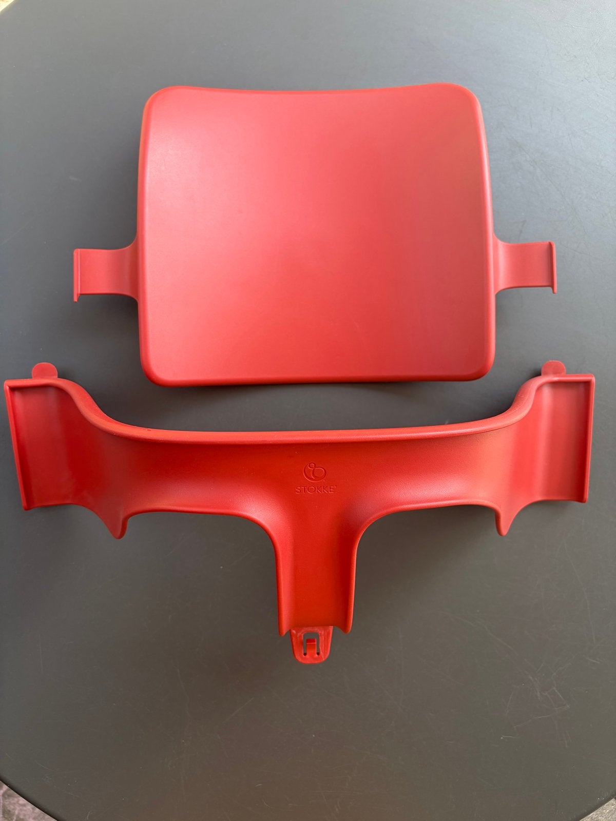 Stokke Tripp Trapp Baby Set - Rood, Kinderen en Baby's, Kinderstoelen, Ophalen of Verzenden, Zo goed als nieuw, Meegroeistoel