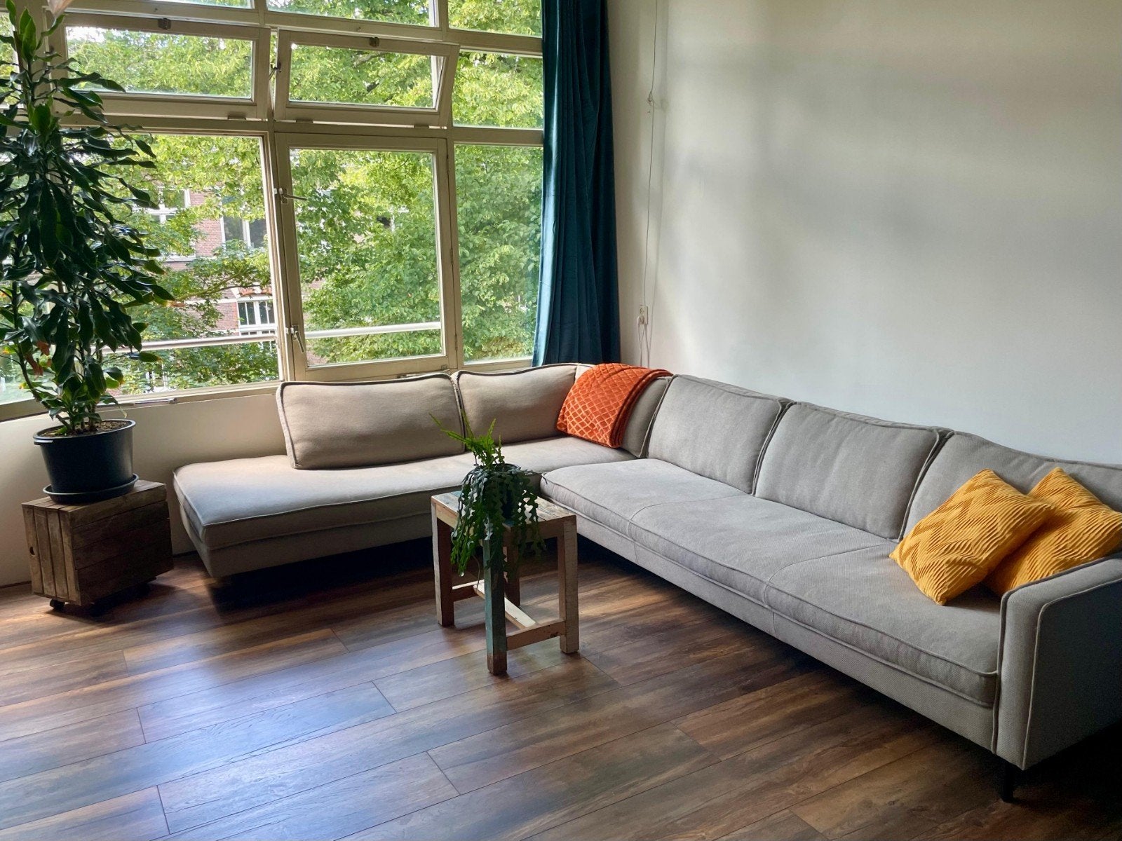 Hoekbank met chaise longue