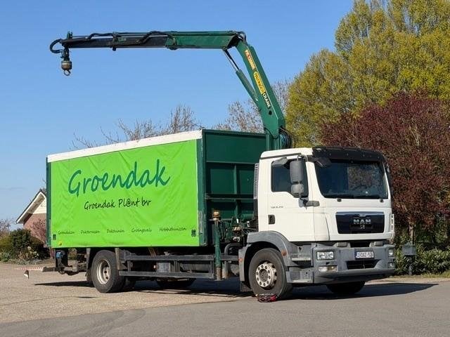 MAN TGM 19.250 KRAAN PALFINGER/SCHUIFKAP/LAADKLEP/SPECIAL! D, Automaat, Euro 5, Overige kleuren, Bedrijf