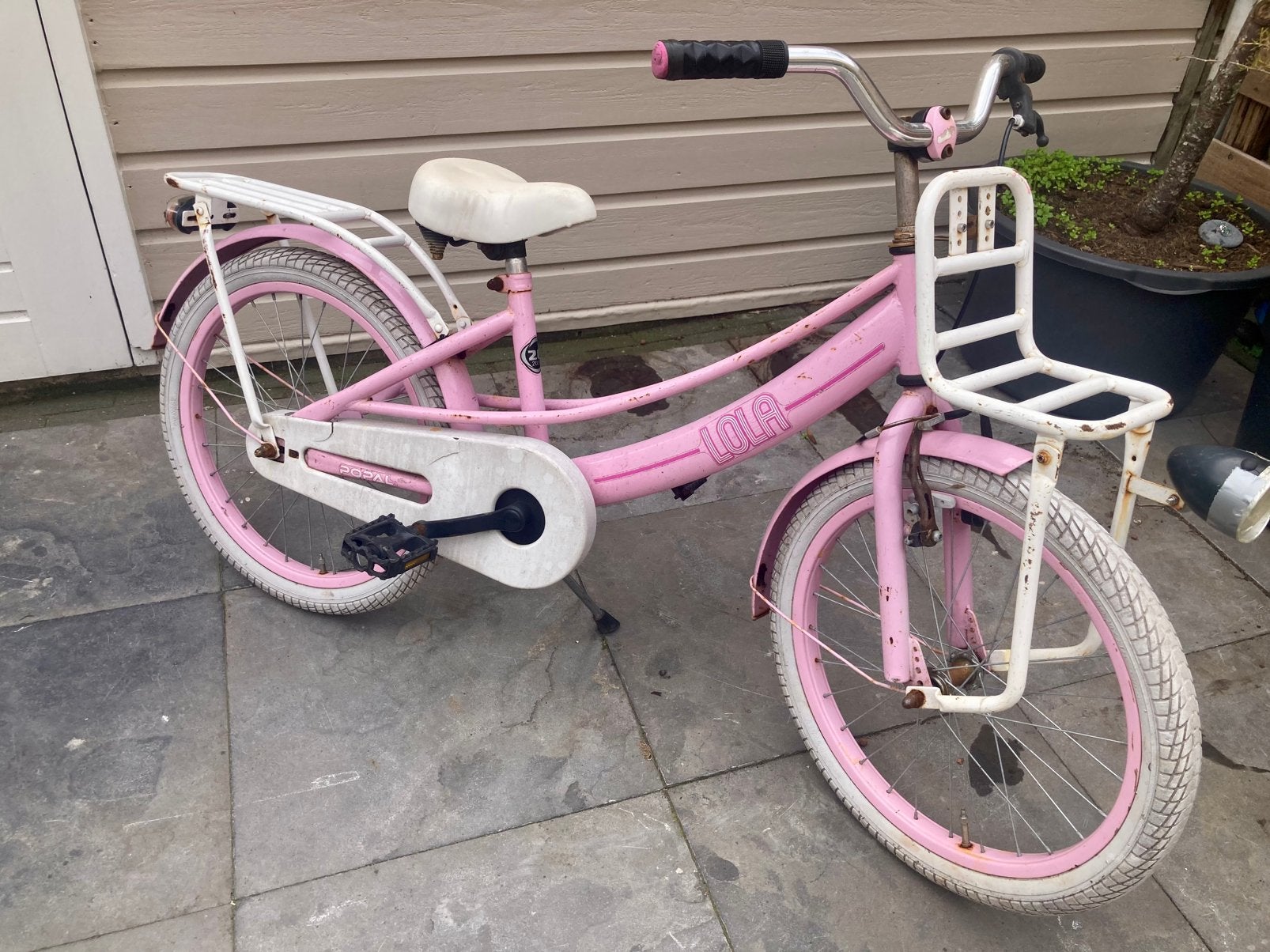 Lola meidenfiets 20 inch banden, Ophalen, Terugtraprem, Gebruikt, Lola