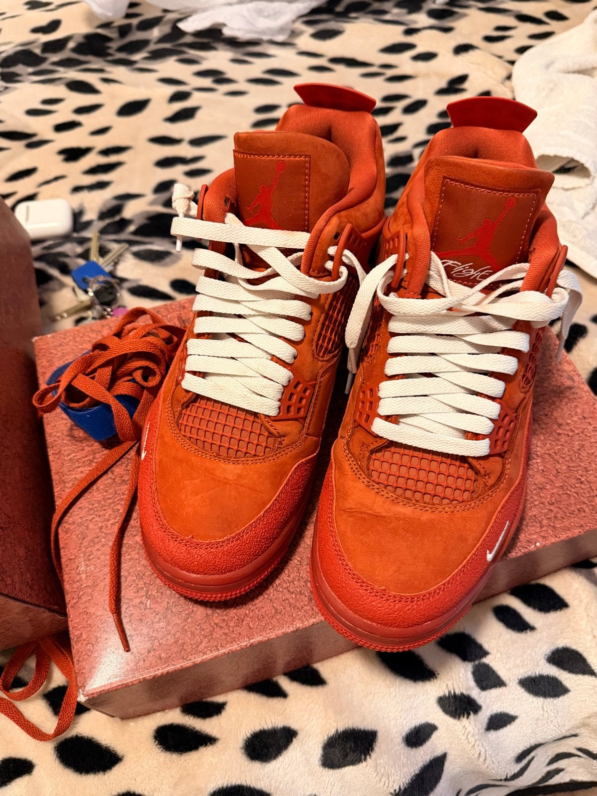 Nieuwe Air Jordan 4 Retro OG SP - Fire Red, Ophalen of Verzenden, Nieuw, Overige kleuren, Sneakers of Gympen