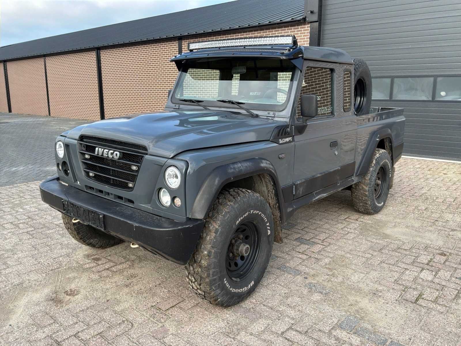 2009 Iveco Massif 4x4 3.0 HPT Bedrijfswagen Pick-Up, Auto's, Gebruikt, Overige carrosserieën, Bedrijf, Diesel
