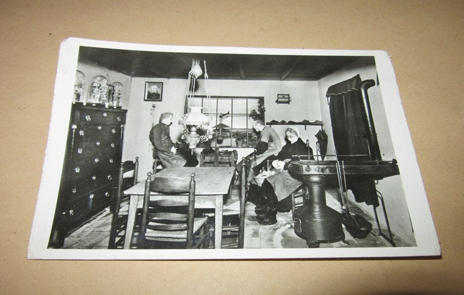 Waalwijk - Woon,werkkamer schoenmakersgezin Langstraat, Verzamelen, Verzenden, 1940 tot 1960, Ongelopen, Noord-Brabant