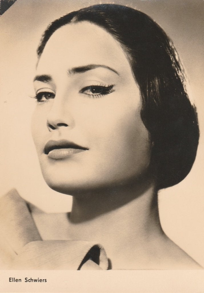Ansichtkaart, Artiest,  Ellen Schwiers   (488), Ophalen of Verzenden, 1960 tot 1980, Sterren en Beroemdheden