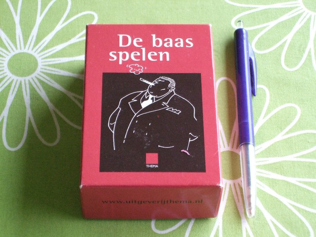 De baas spelen - Thema kwartet, Ophalen of Verzenden, Zo goed als nieuw, Kwartet(ten)