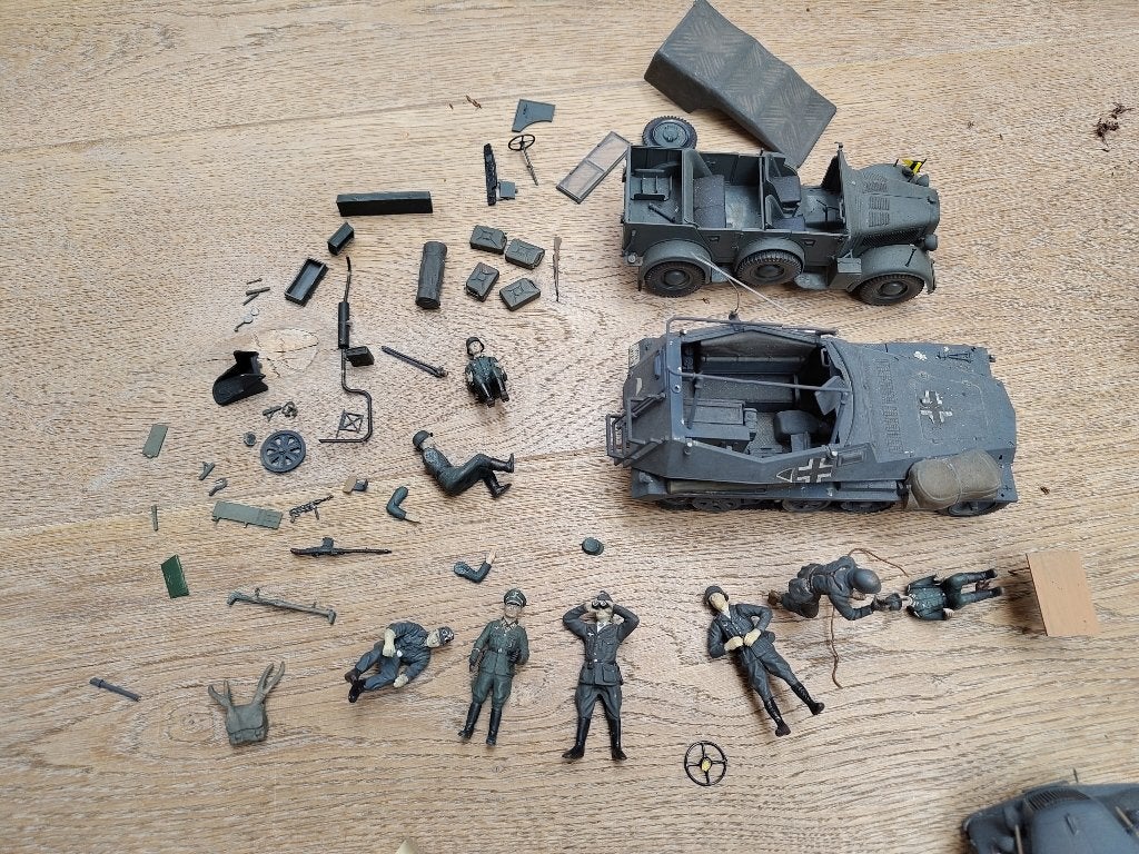 TK: Modelbouw, sets zoals afgebeeld, Gebruikt, 1:50 of kleiner, Overige typen, Ophalen