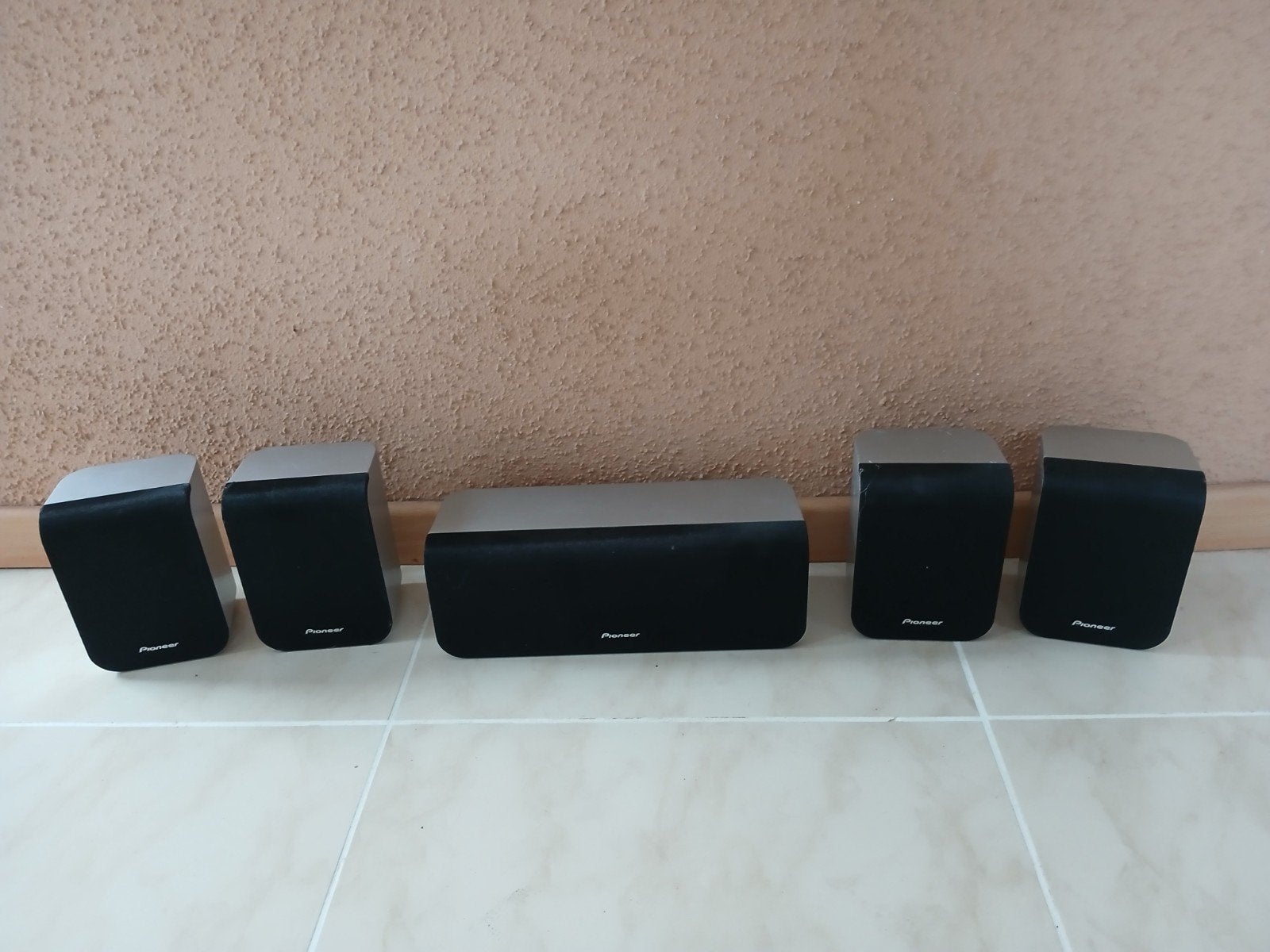 Pioneer s-st404 center speaker en 2 surrounds en 2 fronts, Ophalen of Verzenden