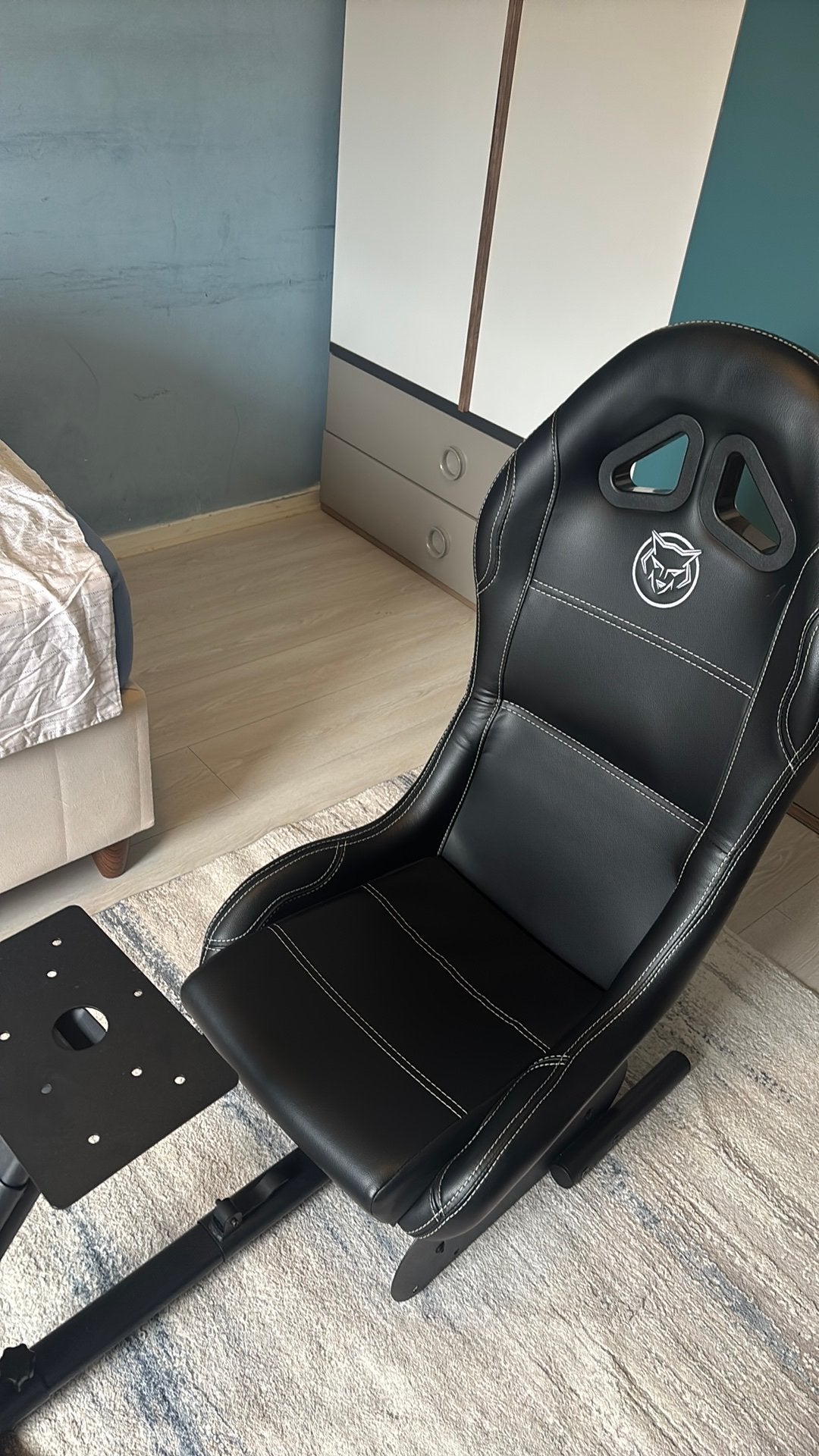 QWARE RS-500BL Gamestoel, Ophalen, Zo goed als nieuw, Playseat of Racestoel