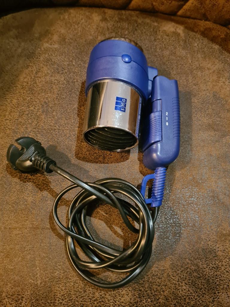 Vouwbare Haardroger Föhn SHG 1200W - Ideaal voor Reizen, Ophalen of Verzenden, Zo goed als nieuw, Haarverzorging