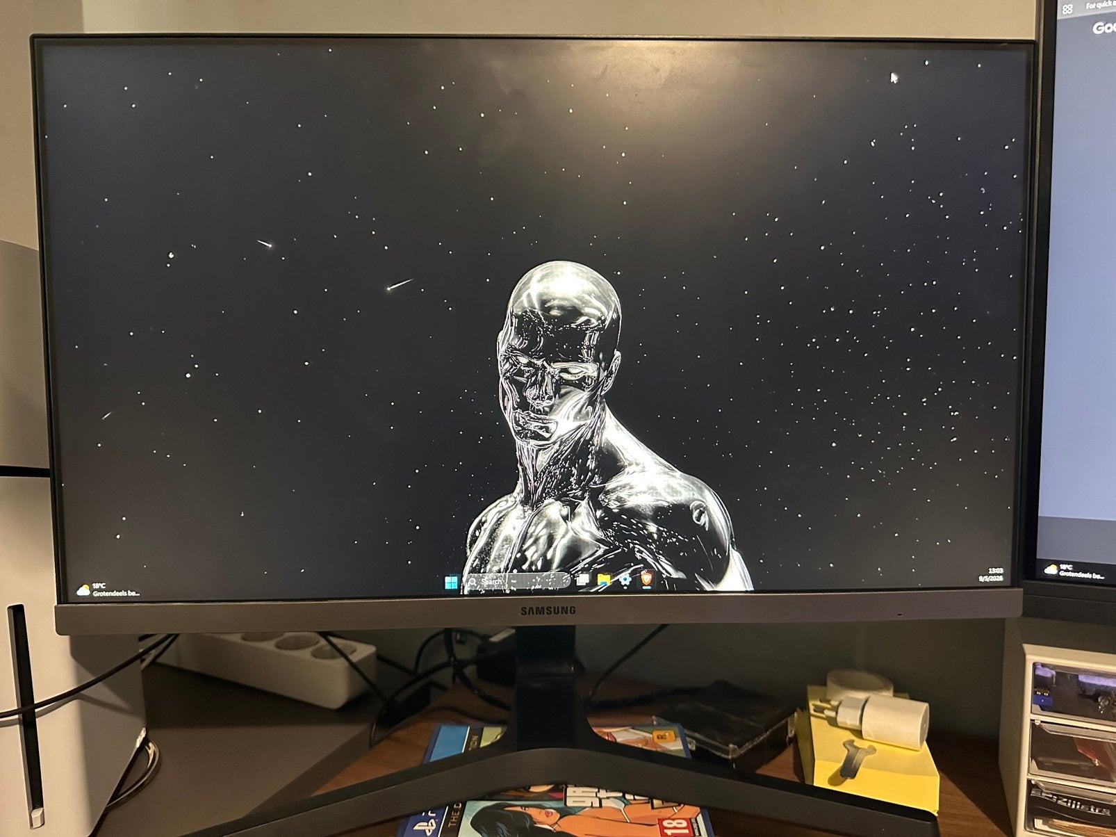 Samsung 24 inch Full HD monitor 75Hz, IPS, HDMI, Full HD, Zo goed als nieuw