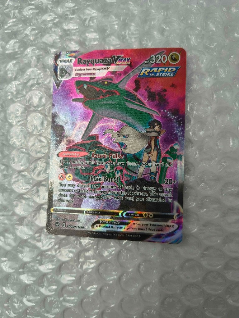 Pokemon Rayquaza VMAX TG20, Ophalen of Verzenden, Nieuw, Losse kaart, Foil