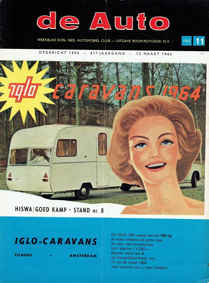 De Auto 1964 nr. 11 (o.a. Jaguar 3.8 "S" ), Verzenden, Gelezen, Overige merken