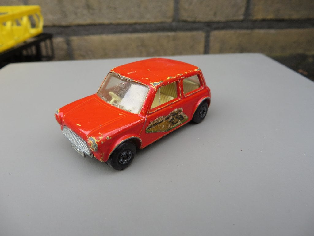 Matchbox No 29 Racing Mini, Ophalen of Verzenden, Gebruikt, Auto