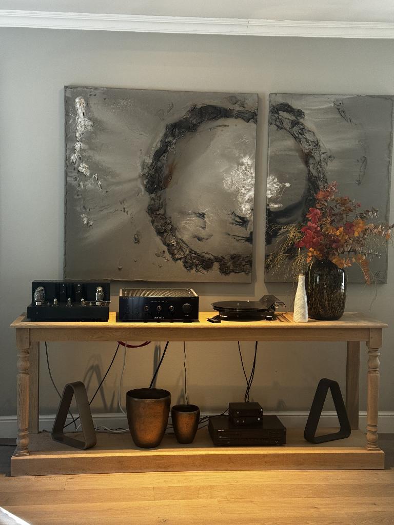 Flamant Briar console tafel 210 cm massief eik, Ophalen, Eikenhout, Zo goed als nieuw, Minder dan 100 cm