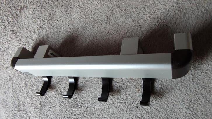 Solide Aestic wandkapstok met 4 haken - 40cm lang, Wandkapstok, Ophalen of Verzenden, Zo goed als nieuw, Minder dan 100 cm