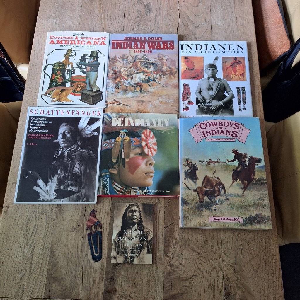 7 boeken over indianen en western., Ophalen, Gelezen, Noord-Amerika