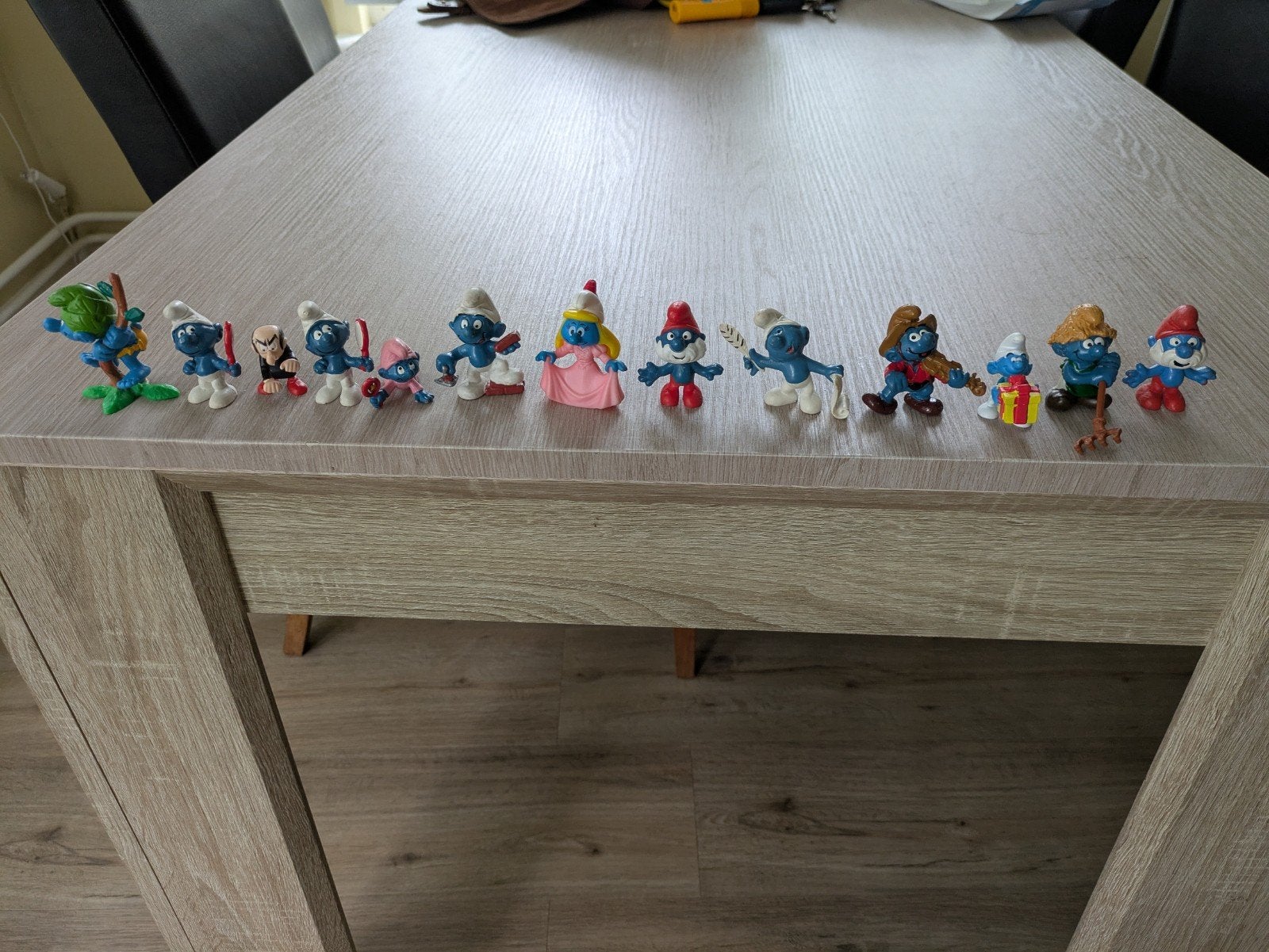 Smurfen beeldjes - Vintage Schleich Peyo, Ophalen of Verzenden, Gebruikt, Verschillende Smurfen, Poppetje, Figuurtje of Knuffel
