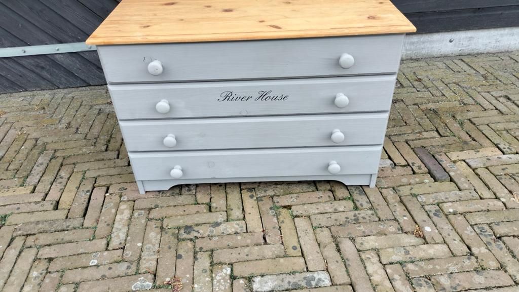 Laden kastje, Huis en Inrichting, Ophalen, 50 tot 100 cm, 3 of 4 laden, Minder dan 100 cm