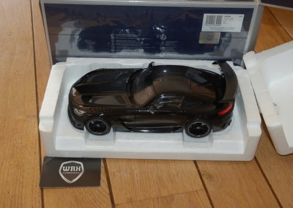 1:18 MERCEDES AMG GT BLACK SERIES black 183900 Norev WRH, Verzenden, Zo goed als nieuw, Auto, Norev