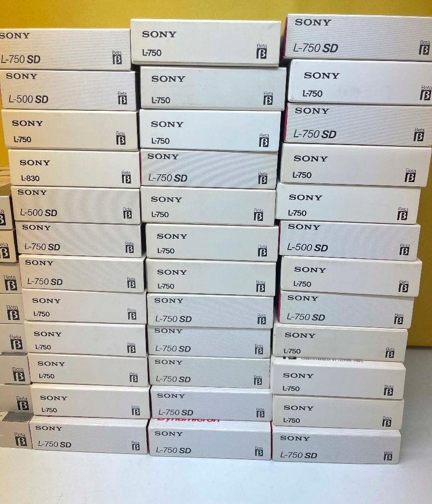 SONY L-750 Betamax Bandjes (een keer gebruikt) €2 Per stuk, N, N, 20x of meer, Ophalen of Verzenden