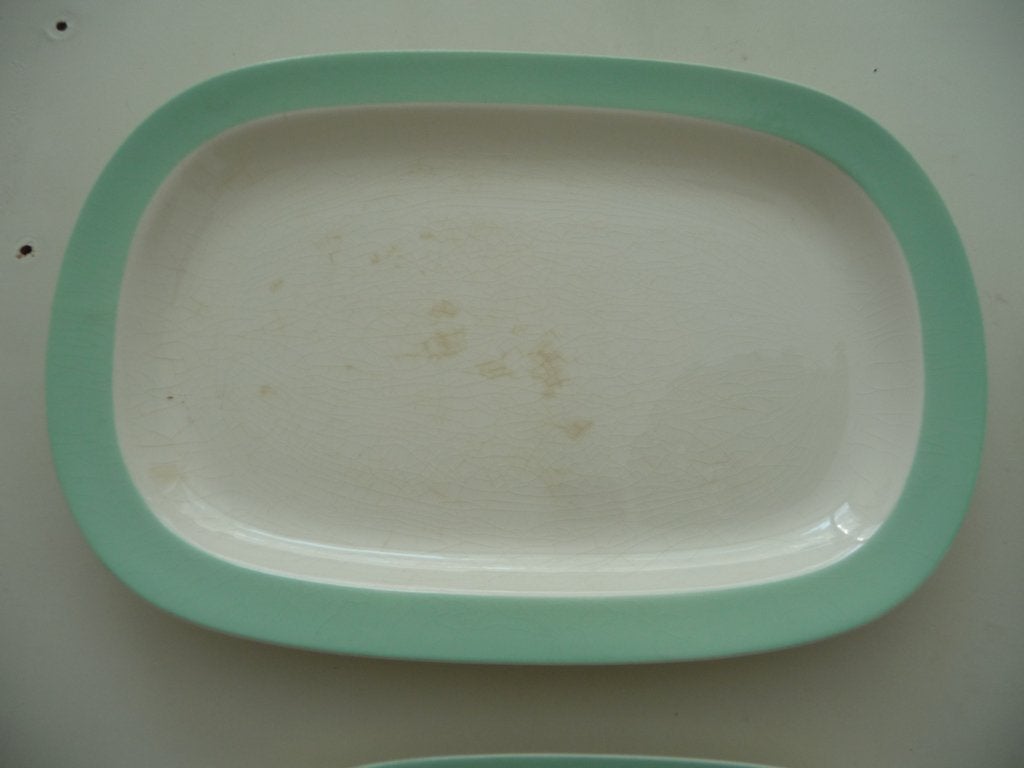 grote schaal pastel groen Petrus Regout Maastricht 60-er jrn, Ophalen of Verzenden