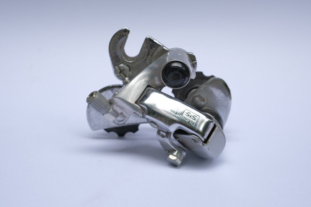 Shimano RD-L541 achterderailleur, SIS, short cage, 6-speed, Ophalen of Verzenden, Gebruikt, Racefiets, Derailleur of Ketting