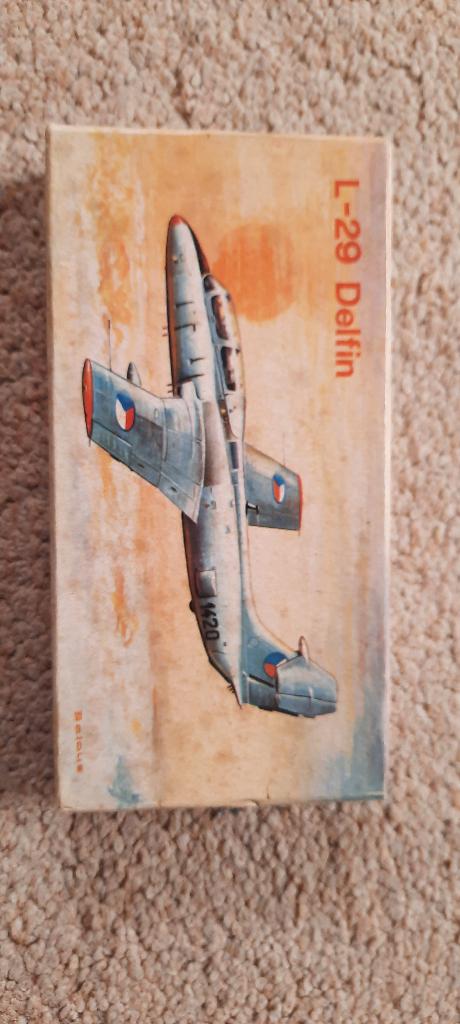 Vintage 70s Aero L-29 Delfin Military Jet Trainer - Czech, Overige merken, 1:72 tot 1:144, Ophalen of Verzenden, Zo goed als nieuw