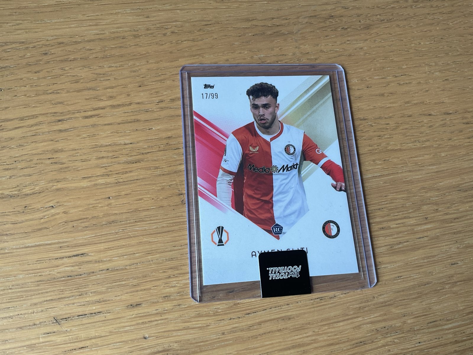 Aymen Sliti Topps Feyenoord Voetbal Spelerskaart 17/99, Verzamelen, Ophalen of Verzenden, Zo goed als nieuw, Feyenoord, Spelerskaart