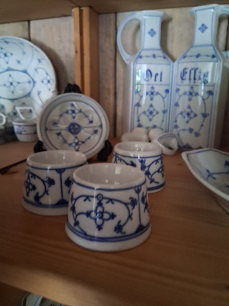 saks Eierdopje, eierdopjes Blau Saks Bavaria, Verzenden, Overige typen, Zo goed als nieuw, Overige stijlen