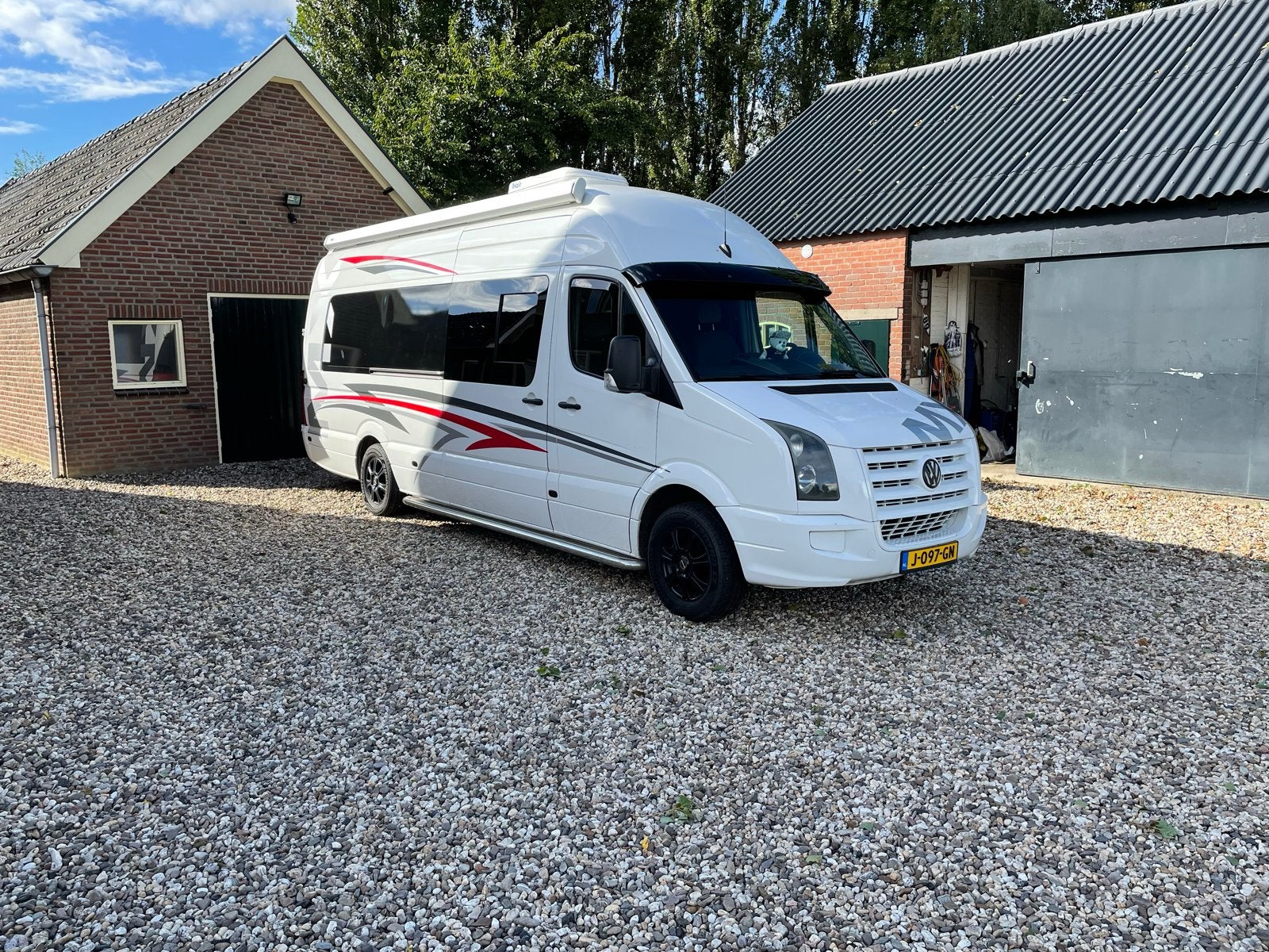VW Crafter Buscamper L4H3 - Ideaal voor motorcross/sport, Buscamper of Camperbus, Volkswagen, Tot en met 2, 6 tot 7 meter