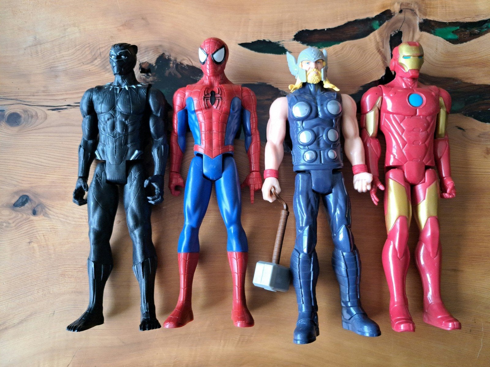 Grote Superhelden Actiefiguren Set - 30cm Marvel Figuren, Kinderen en Baby's, Ophalen of Verzenden, Gebruikt