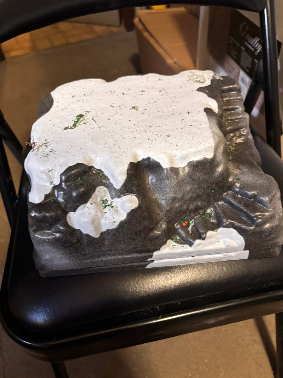 2 plateaus voor kerstdorp, Diversen, Ophalen of Verzenden, Zo goed als nieuw