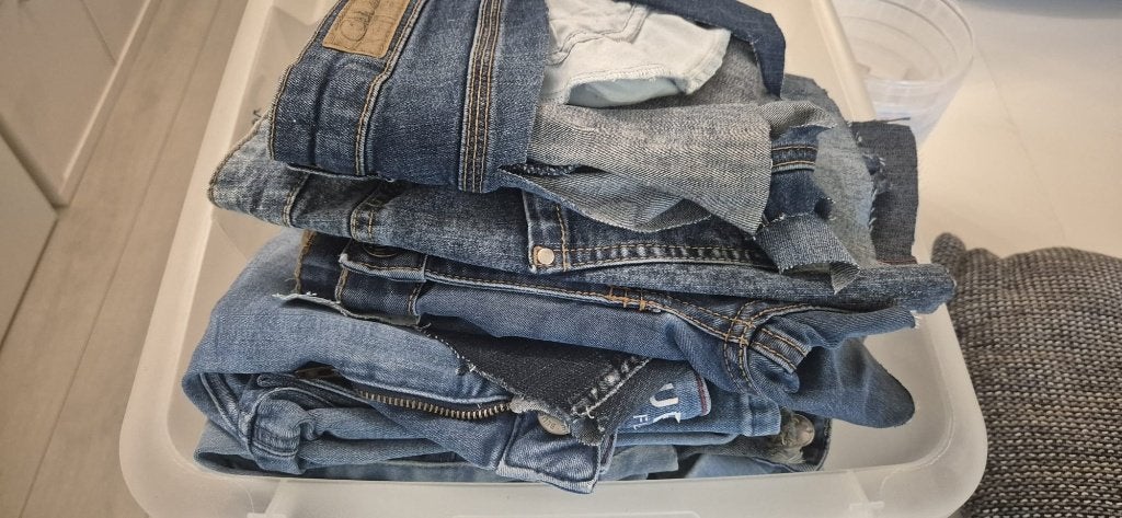 GEZOCHT: Oude spijkerbroeken, Kleding | Dames, Spijkerbroeken en Jeans, Ophalen, Overige kleuren, Overige jeansmaten, Onbekend